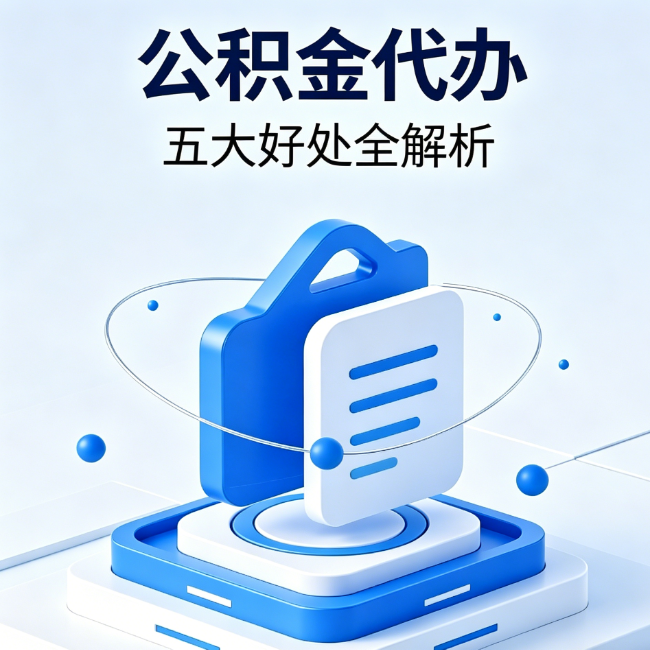 成都公积金代办到底值不值?这5大好处让你少走弯路